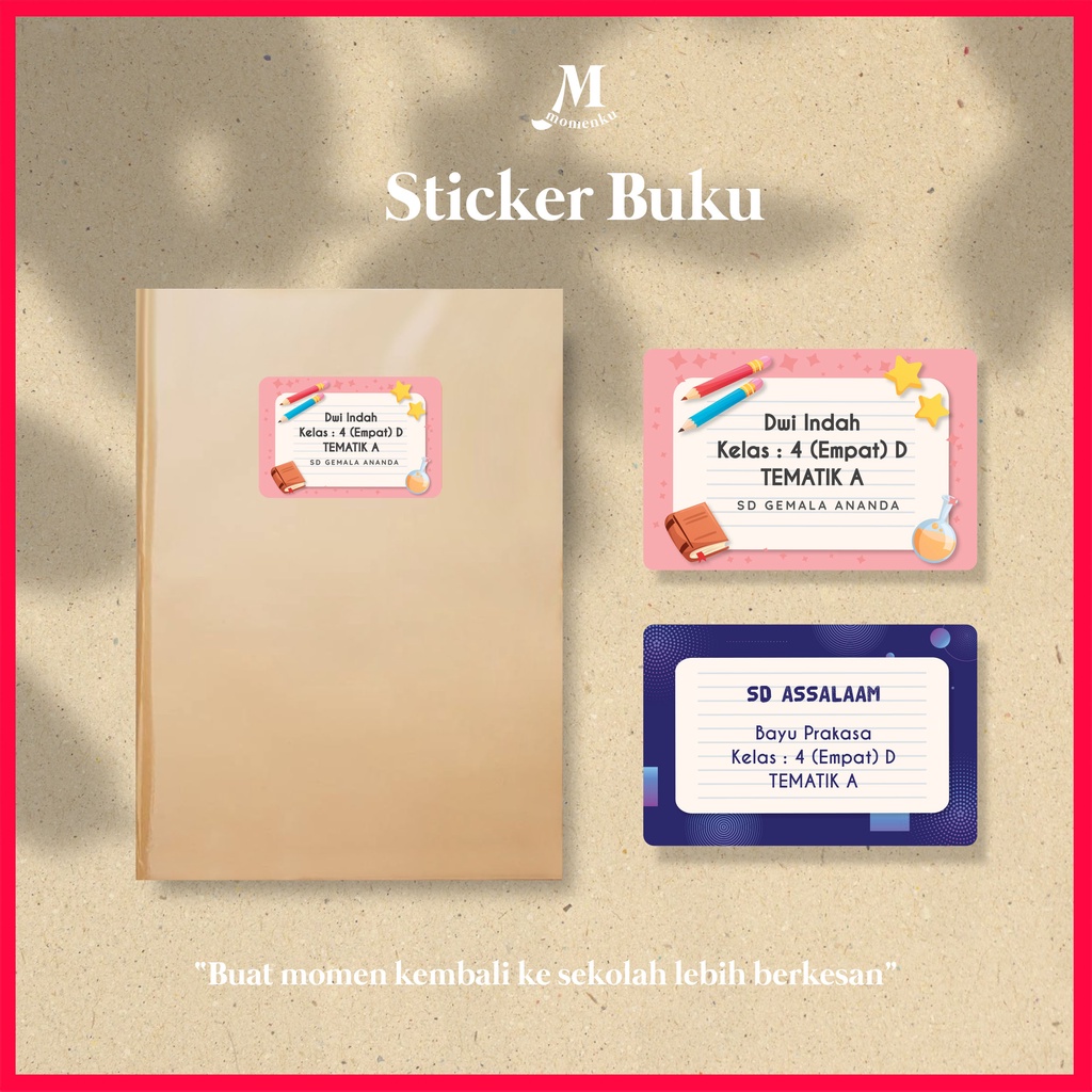 

STIKER NAMA / LABEL STICKER NAMA LUCU / LABEL BUKU (ISI 32PCS)