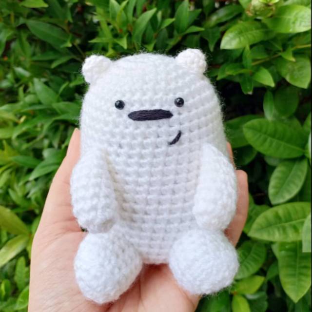 Boneka rajut Ice Bear (Amigurumi)