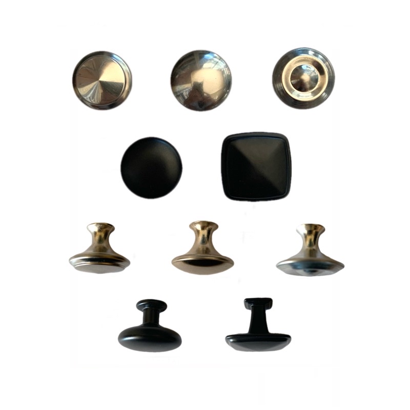 Tarikan Knop Laci / Handle Lemari / Pegangan Pintu Bulat Kotak (1 pcs)