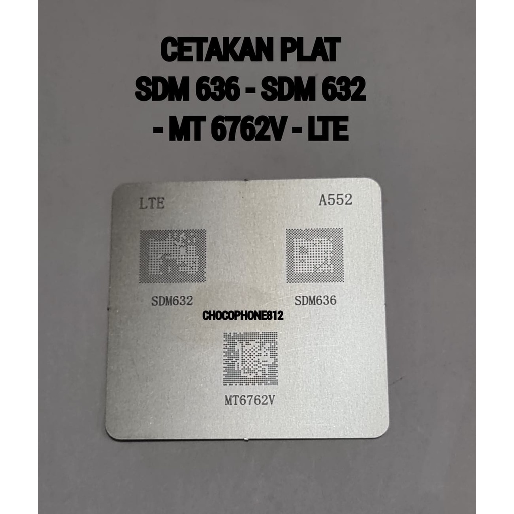 Cetakan Plat Sdm632/636/6762v Lte SDM Original Sdm 632/636/6762V