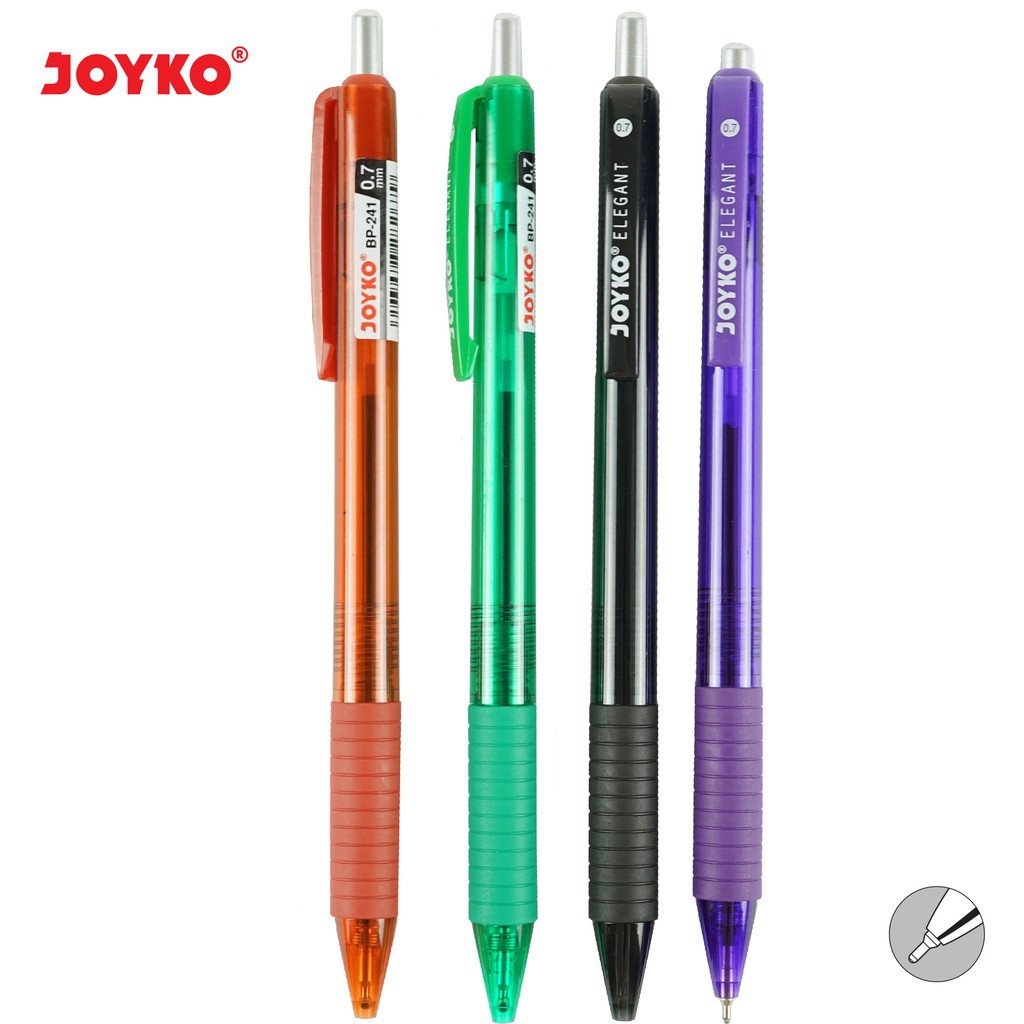 

Pulpen Elegant Joyko BP-241 [1pcs] / Balpen / Bolpen / Ballpoint Pena Pen Joyko [0.7 mm] / Joyco