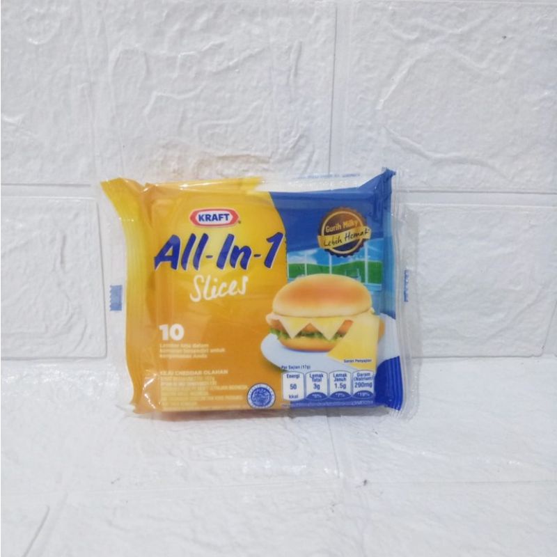 Kraft All in 1 Keju Slice Isi 10