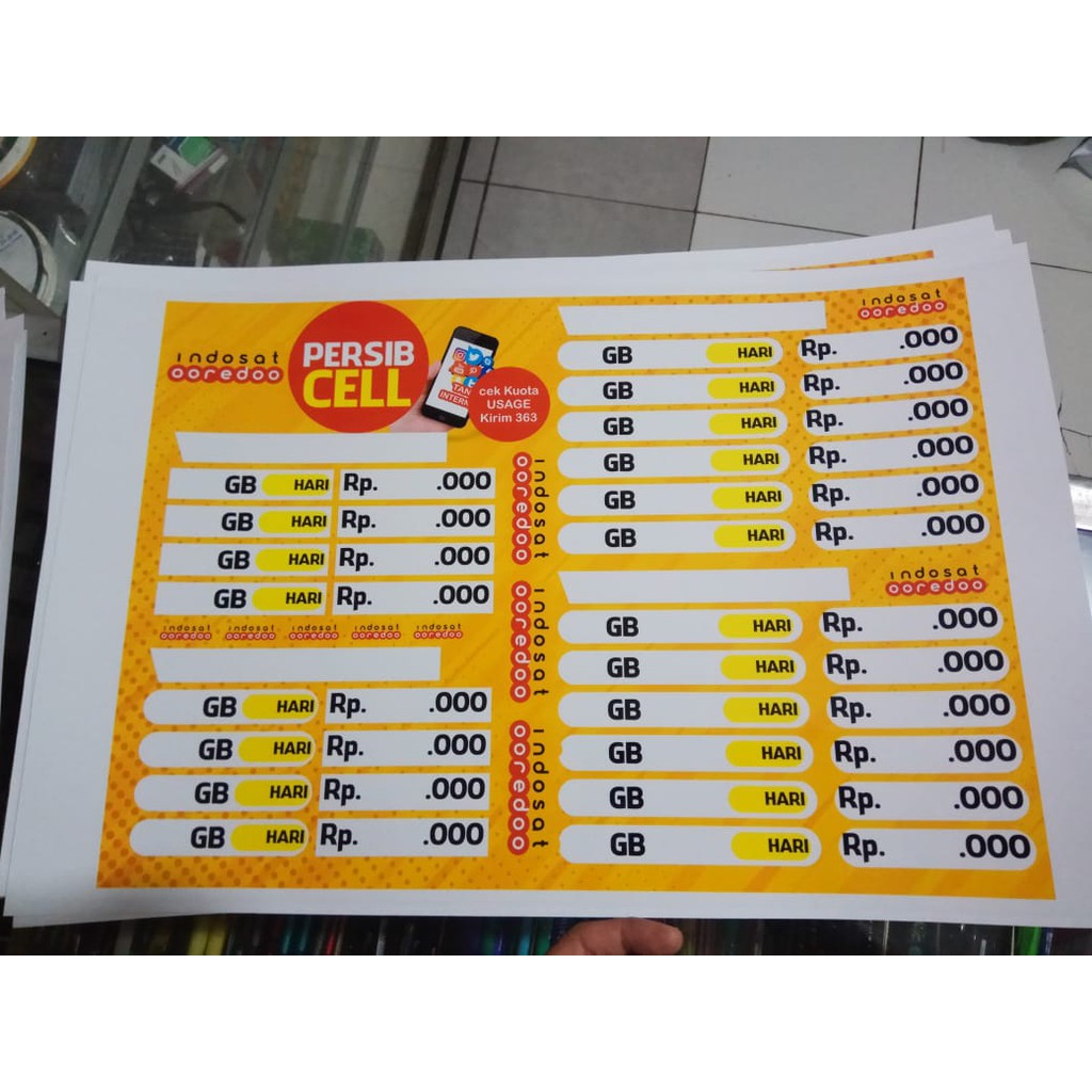 

Poster A3 Kosongan Indosat Bisa dihapus SINARSHOPP AIZAHSHOP Bisa COD loh