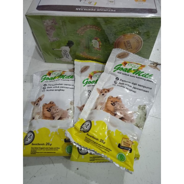 eco pet gsusu kucingoat milk 20gr cat and do