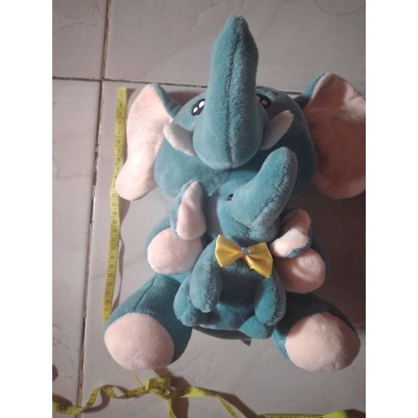 BONEKA GAJAH W BABY DENGAN ANAK