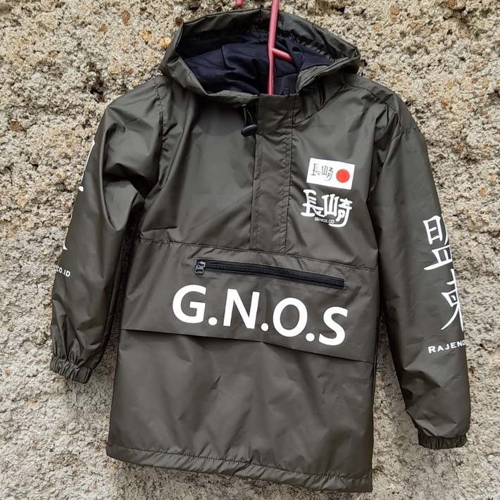 jaket cagoule 3d anak jaket parasut hoody premium