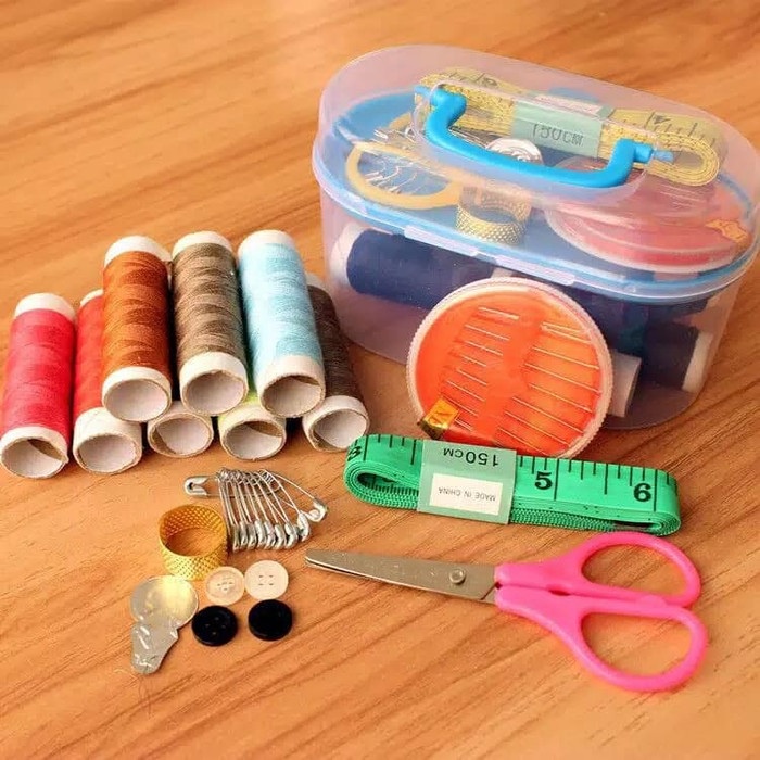 Set Alat Jahit Kemasan Kotak - Sewing Kit Box