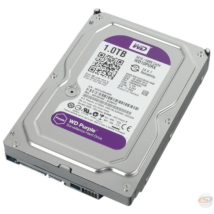 WD Caviar Purple 1TB - HD / HDD / Hardisk Internal 3.5&quot; for CCTV