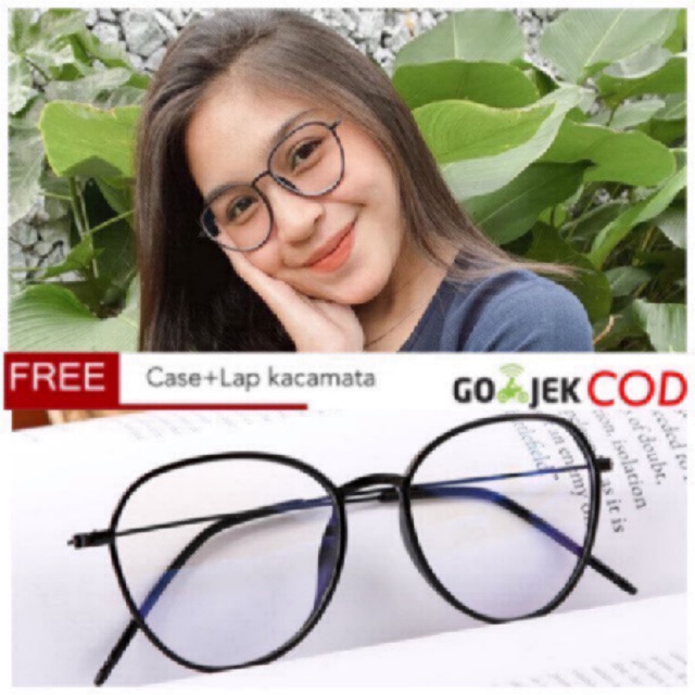 FRAME KACAMATA ANTI RADIASI + LENSA KODE AL2190 2190 MINUS PHOTOCHROMIC BLUERAY MURAH
