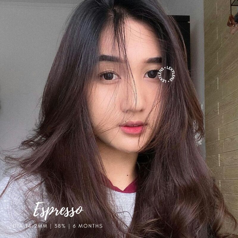 LEXYLENS - ESPRESSO / DIA 14.2MM / NORMAL SD -10.00 / SOFTLENS MINUS / SOFTLENS DIAMETER KECIL / SOF