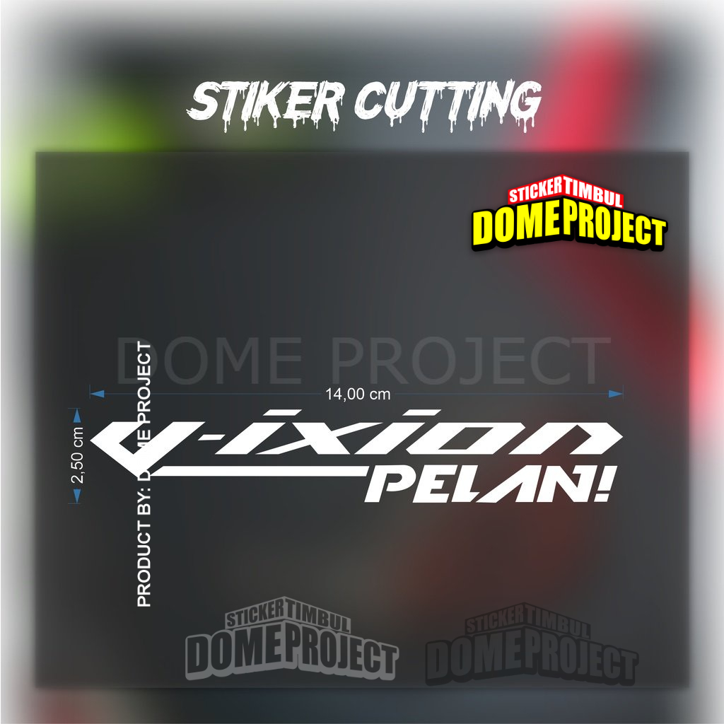 Stiker Vixion Pelan Stiker Cutting Motor