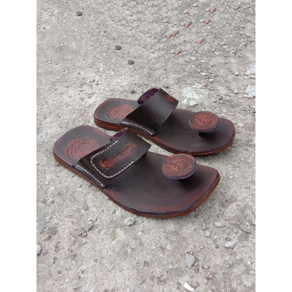 sandal pria model terbaru bahan full kulit asli original leather prancisco