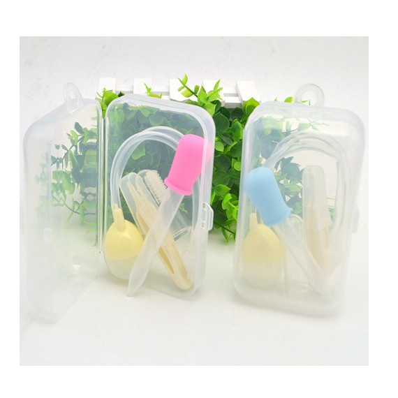 1 Set 4pcs + Box Penyedot ingus bayi Nasal Aspirator Sedotan ingus Anak