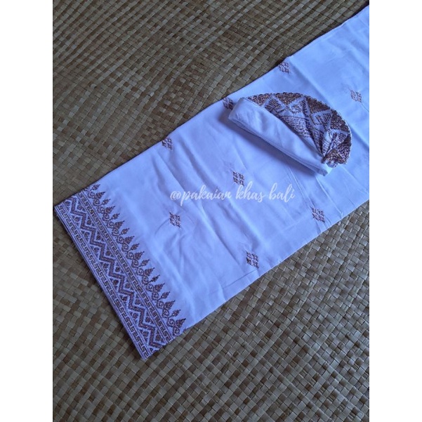 SAPUT BORDIR DEWASA | SETELAN SAPUT UDENG BORDIR | SAPUT BORDIR PUTIH