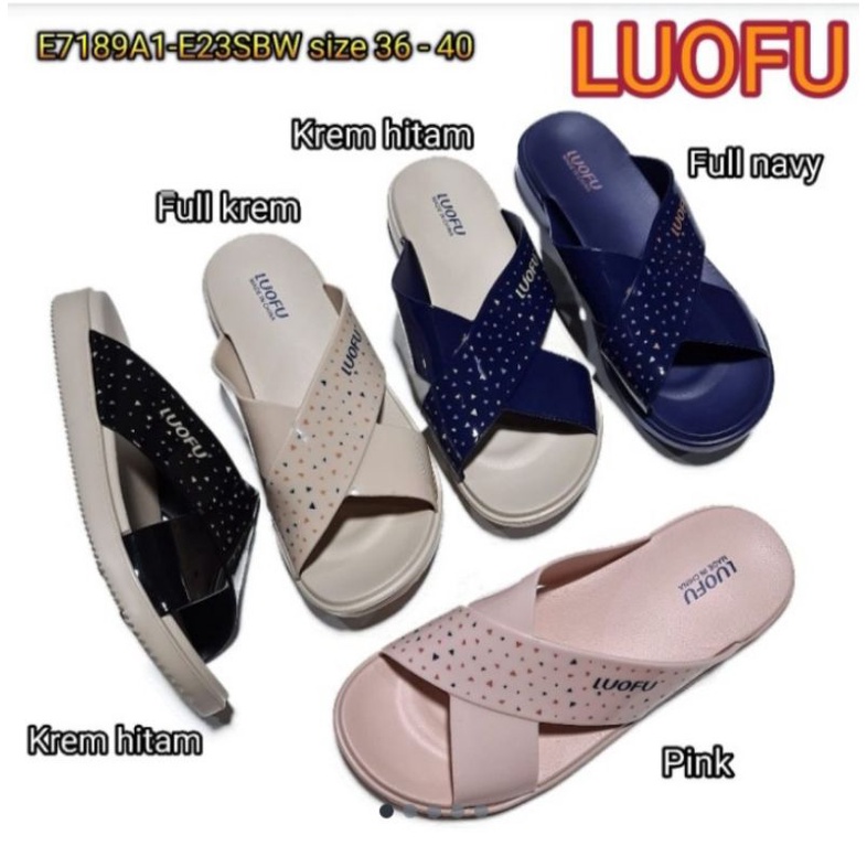 sendal luofu wanita import/sandal luofu wanita model baru