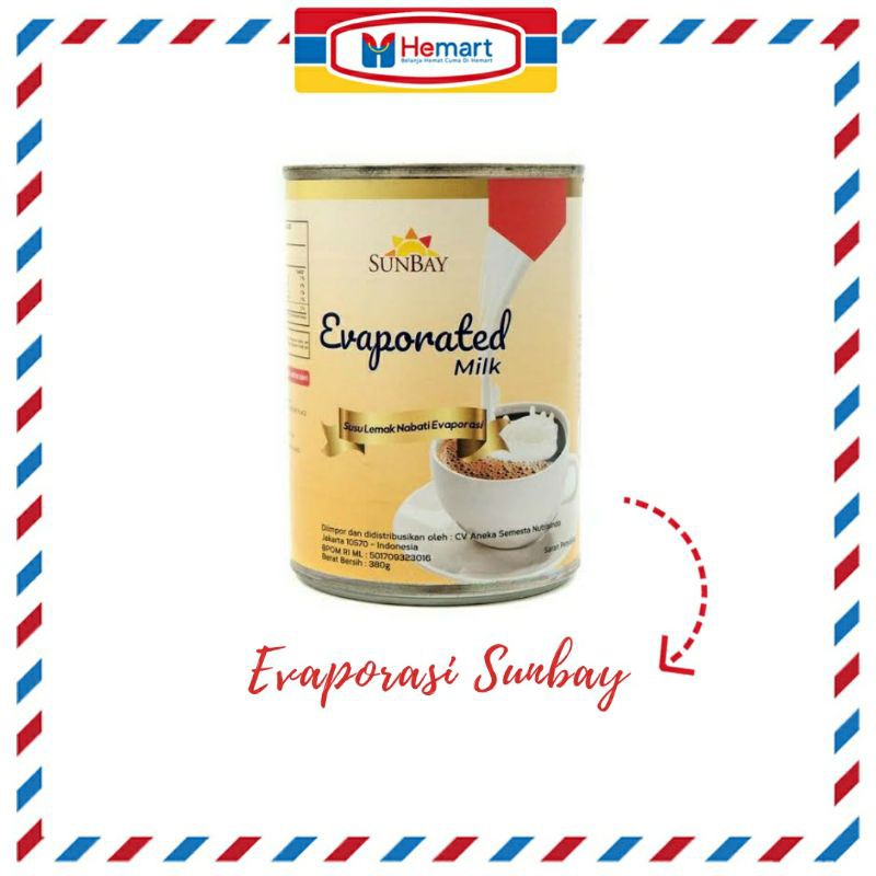 

SUSU EVAPORASI SUNBAY 380ML / BAHAN PELENGKAP