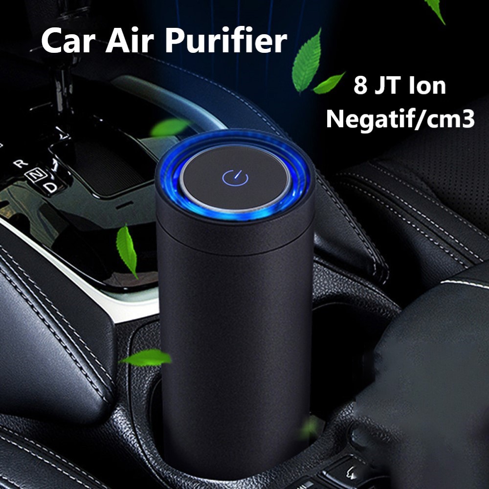 car air purifier ion filter active carbon   pembersih penjernih udara mobil