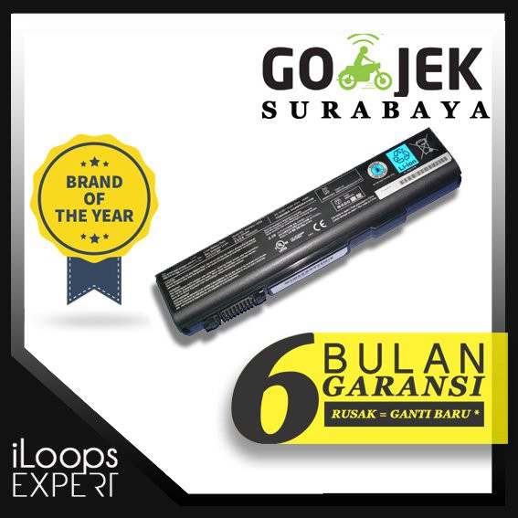 Baterai Laptop TOSHIBA Dynabook B450 B550 B650 Qosmio V65 Satellite Pro S750 Tecra A11 M11 S11
