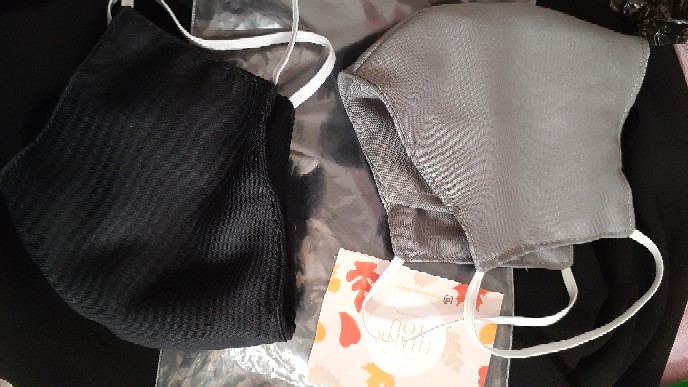 Masker Katun Polos 3ply Dan 2 Ply / Masker Motif Plain