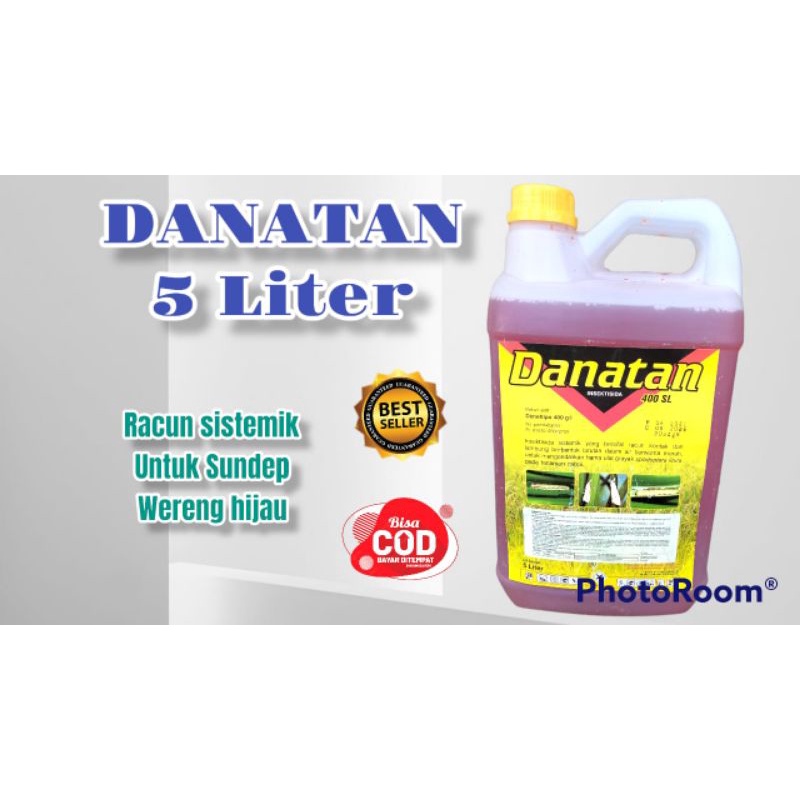 Obat Sundep dan wereng DANATAN bahan aktif dimehipo 400 SL. Kemasan 5 liter