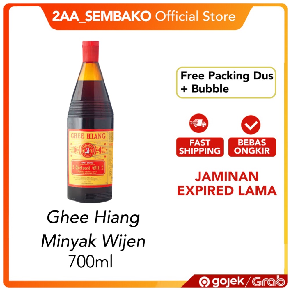 

Chee Hiang Sesame Oil 700Ml Minyak Wijen Merk Baby Ghee Hiang MINYAK WIJEN GHEE HIANG BABY
