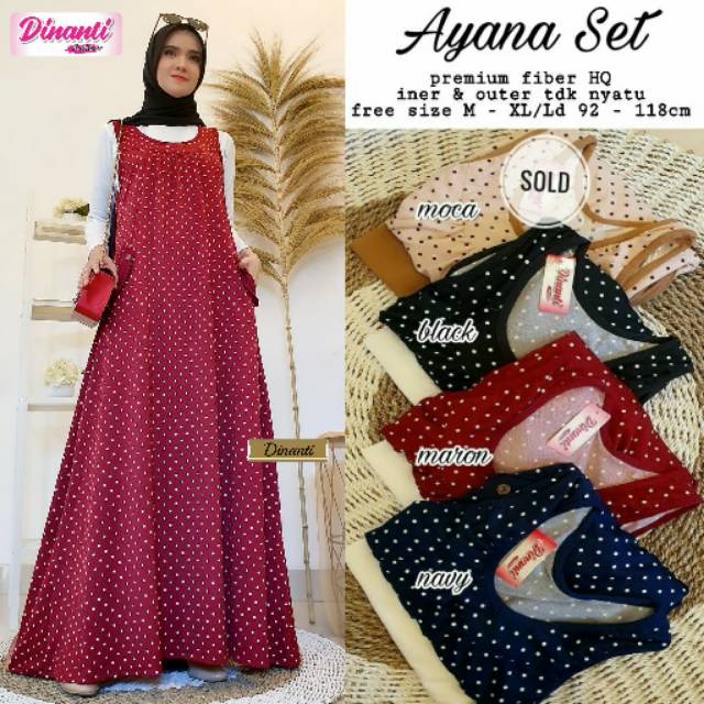 Gamis Dress Ayana Set