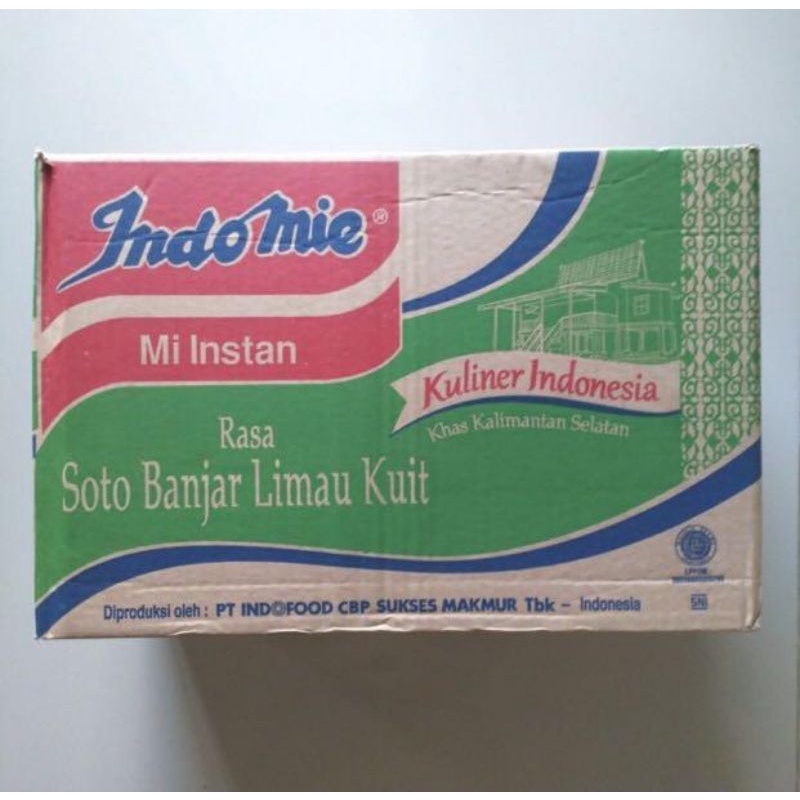 

Indomie soto banjar limau kuit 1 dus isi 40bks