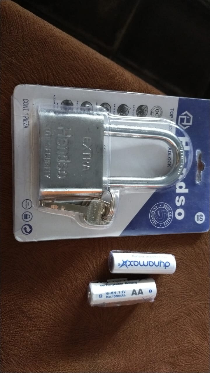 Hs 60mm Leher Panjang Gembok Rumah Pagar Padlock