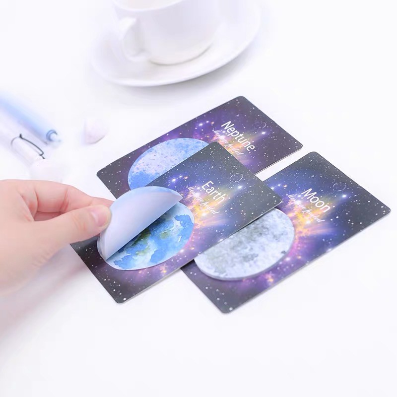 RB01 FUNSTORE STICKY NOTE BENTUK PLANET /STICKY NOTE PLANET-8