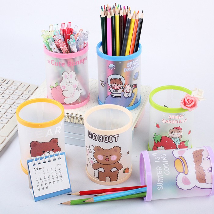 

Kotak Pensil Tabung Animal&Fruit/ Tempat Pensil Tabung