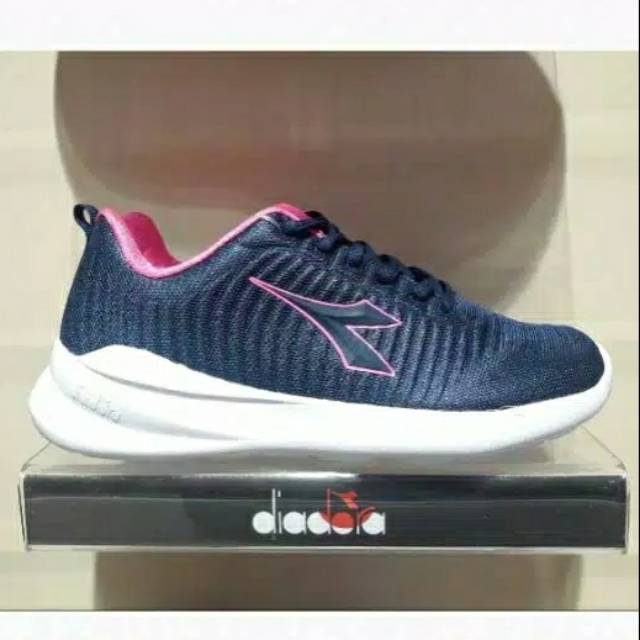 BISA COD  SEPATU WANITA DIADORA ISNELLO NAVY PINK