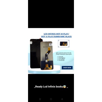 Jual lcd hp android infinix Hot 10play/hot 11play(X688b/X688c)black ori