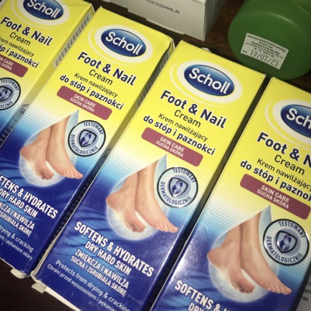 SCHOLL FOOT & NAIL CREAM 60ML (READY)