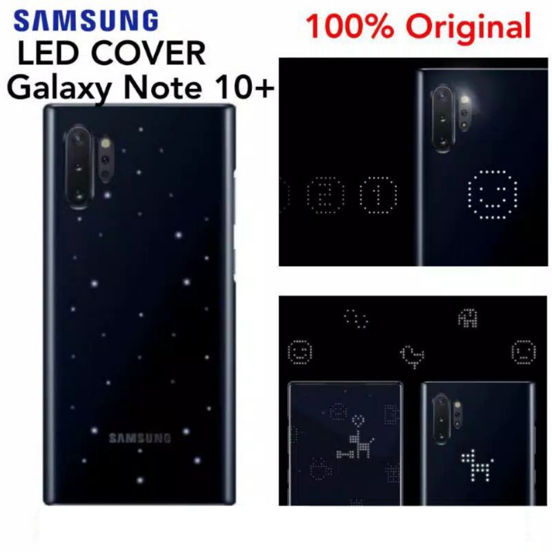 Casing Lampu Samsung Galaxy Note 10+ 10 Plus LED Cover Lighting Nyala Case Kesing