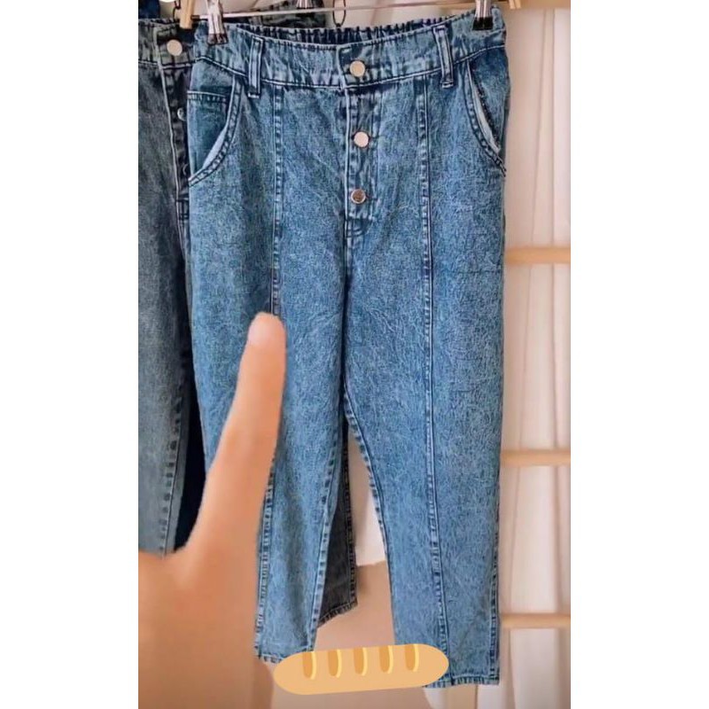 BOYFRIEND JEANS JUMBO / Baggy Pants  Jumbo Jeans Denim | Boyfriend  Denim Jumbo XL Fit XXL Murah