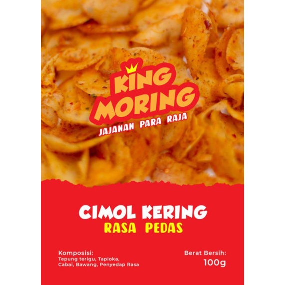 

Cemilan Murah King Moring Daun Jeruk khas Garut (100gr) Renyah & Gurih /Makanan Ringan/snack