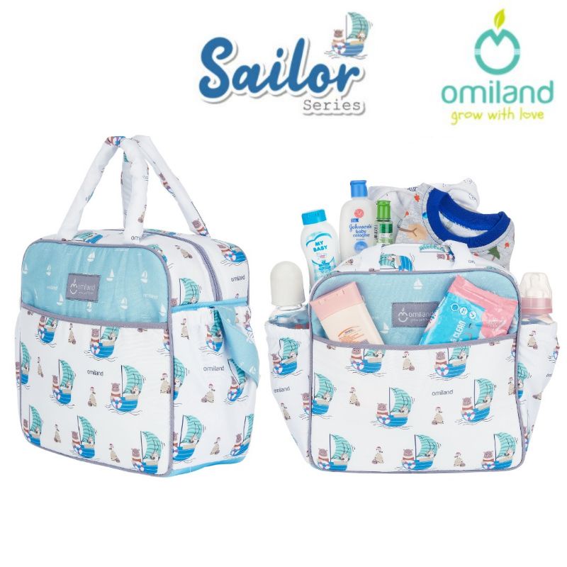 Omiland Tas Bayi Kecil Medium Besar Sailor Series