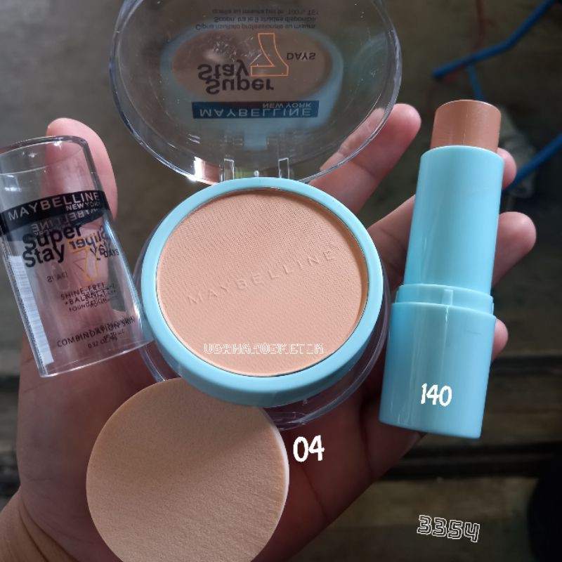 OBRAL MURAH 1Paket Maybelline Bedak powder + Countour 3356