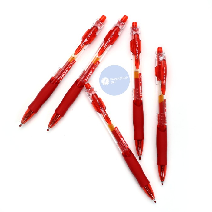 

TULIS-ALAT- PULPEN GEL JOYKO GP-265 Q-GEL 0.5MM / PULPEN JOYKO Q-GEL ( PERPC ) - HITAM -ALAT-TULIS.