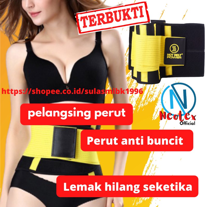 Korset Perut Buncit Wanita Sabuk Pelangsing Pembakar Lemak Tubuh Corset Pelangsing