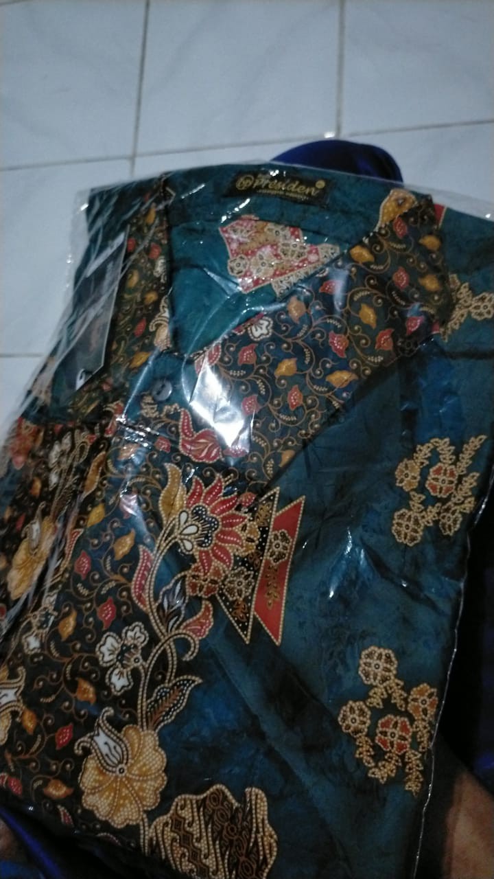 Kemeja Batik Lengan Panjang Jumbo Bahan Primisima Xxl Xxxl Xxxxl