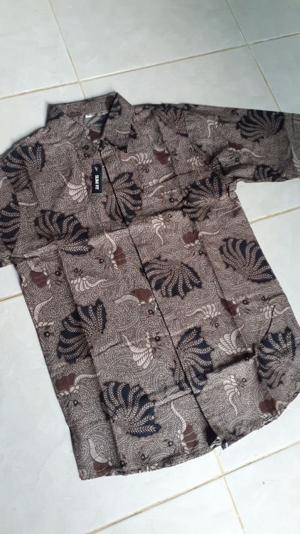 Baju Batik Pria Slimfit Big Size M L Xl Xxl Atasan Kemeja Batik Lengan Panjang Original