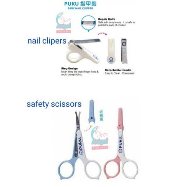 Puku gunting kuku nail clipper/safety scissors