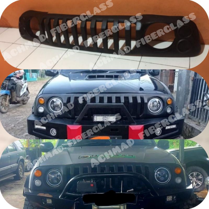 GRILL ESCUDO 1,6 / GEN 2 MODEL CARIBIAN LAMPU BULAT