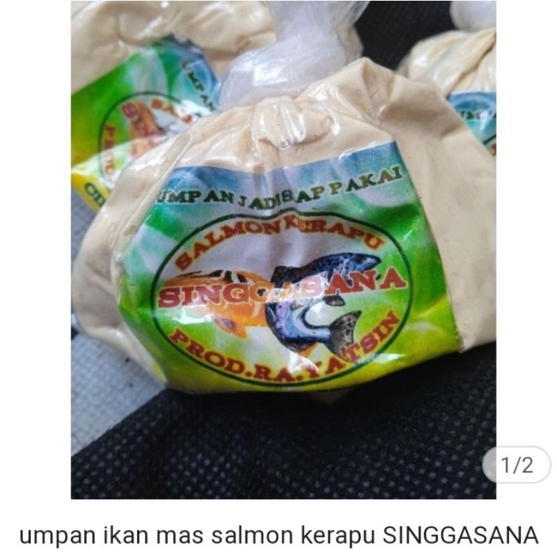 UMPAN IKAN MAS SINGGASANA ( aroma SALMON KERAPU )