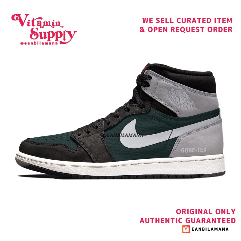 AIR JORDAN 1 HIGH 'GORE-TEX BLACK PARTICLE GREY'