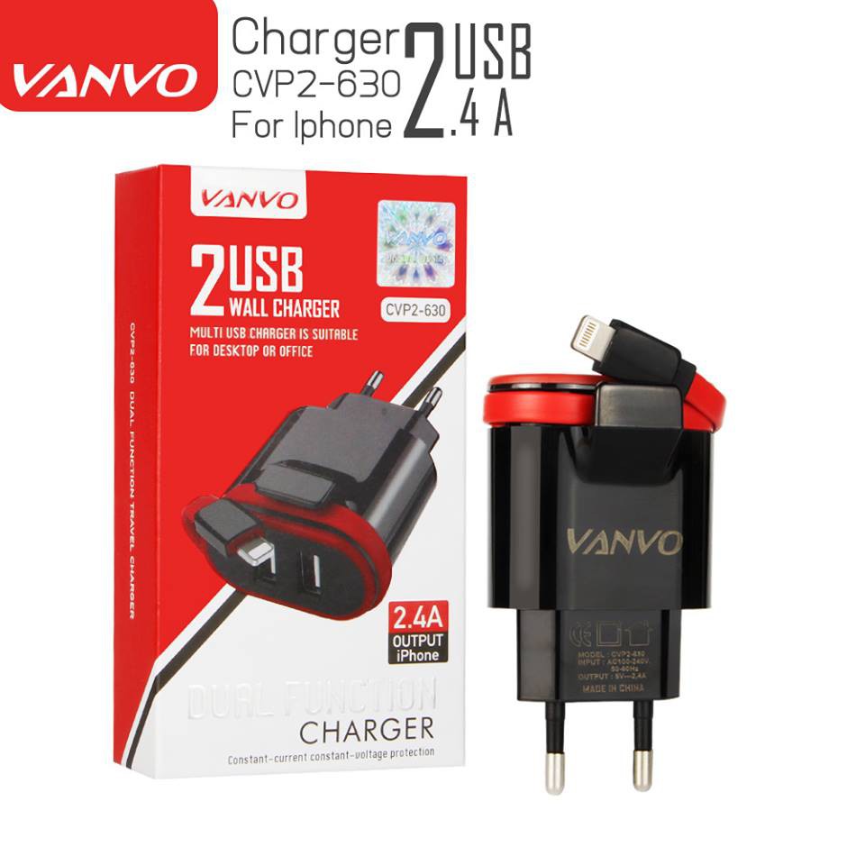 VANVO CHARGER IPHONE CVP2-630