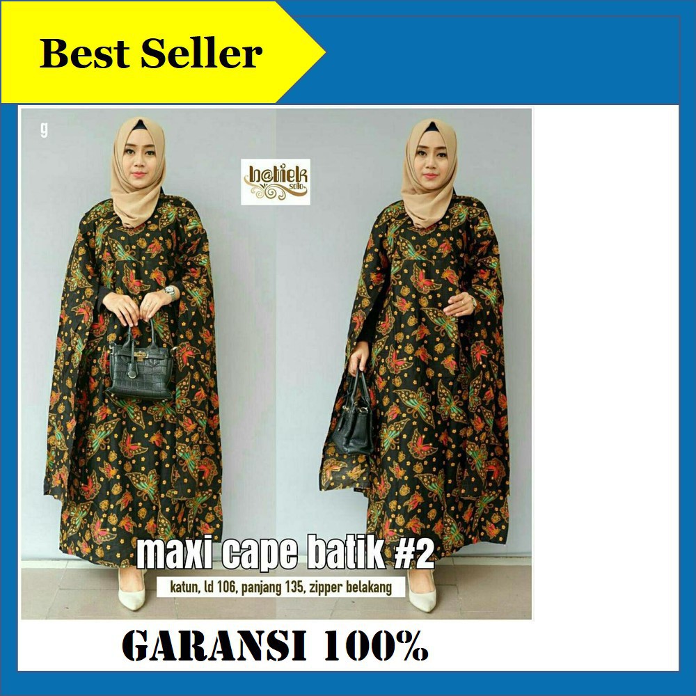 Hot Promo Gamis Maxi Batik Baju Muslim Gamis Wanita Murah Batik Wanita Modern