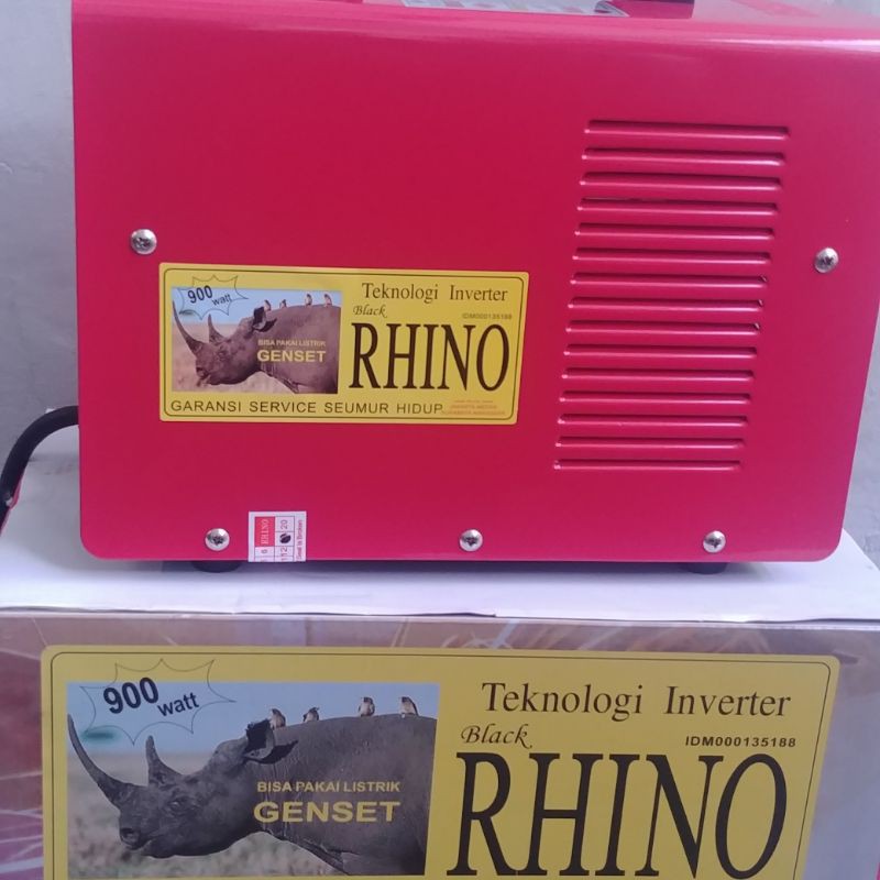 Mesin Las Black Rhino 125 Travo Las Inverter Welding 900 Watt