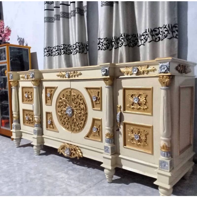 Bufet tv jati ukir minimalis, bufet jati jepara (meja jati, bufet minimalis, lemari jati)